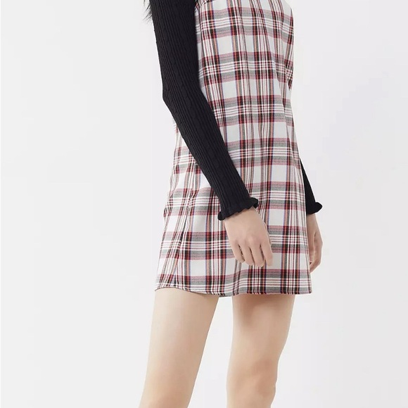Urban Outfitters/Renewal Plaid dress Christmas Casual Sustainable - Picture 6 of 6